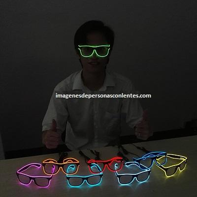 gafas que brillan en la oscuridad neon