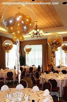 Adornos arreglos con globos transparentes para decoraciones - Paperblog