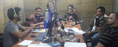 La Guardia del Inty se presentó en la radio RGA