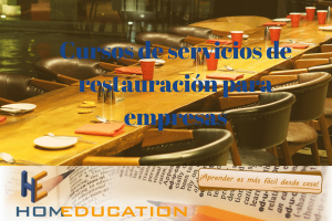 cursos de servicios de restauración para empresas