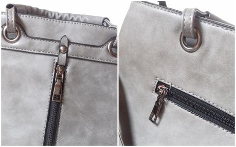 Bolso gris de Zaful