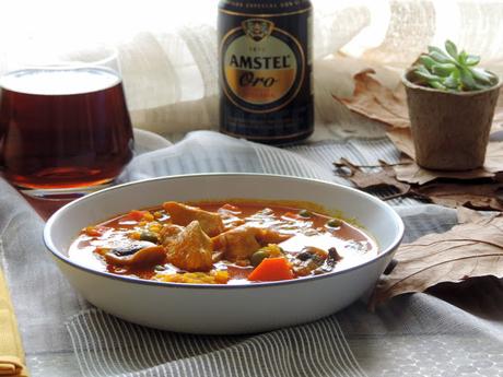 RECETA DE ARROZ CALDOSO DE POLLO CON VERDURAS RECETA DE ARROZ CALDOSO DE POLLO CON VERDURAS