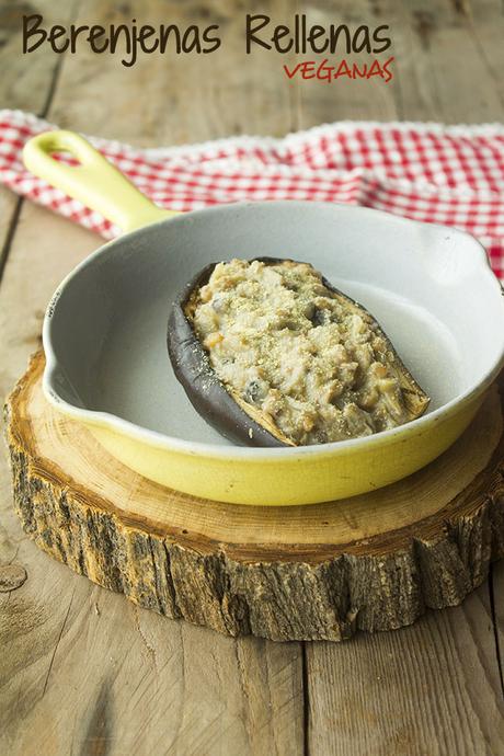 Berenjenas rellenas veganas