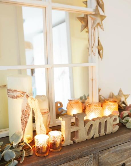 Una casa real con decoración de Navidad lowcost Una casa real con decoración de Navidad lowcost