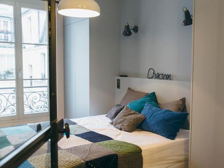 Apartamento chic en gris y amarillo