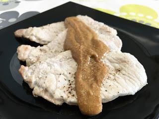 Cinta de lomo con salsa de naranja Cinta de lomo con salsa de naranja