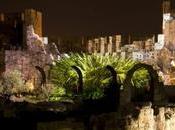 Espectacular espectáculo luces Jerusalem.