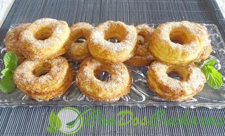 Rosquillas de hojaldre