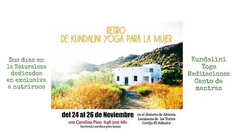 Retiro de Kundalini Yoga para la mujer con Carolina Pino en el desierto de Almería.