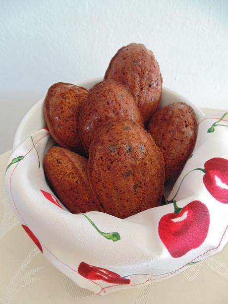 Madeleines de chocolate