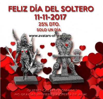 Oferta en AoW del 25% de dto...por el día del soltero?
