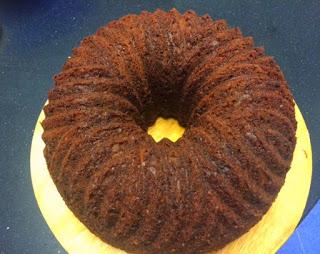 BUNDT DE PLATANO Y CHOCOLATE