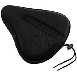 Zacro 29*27cm Funda Cojín para Bicicleta, Cubierta de la silla de la bici del Gel ,Conveniente para el Asiento de la Bici de Montaña y la Bici del Camino Silla-Cojín Rellenado de la Silla de Montar de la Silla de Montar para Los Hombres Mujeres y Cabritos