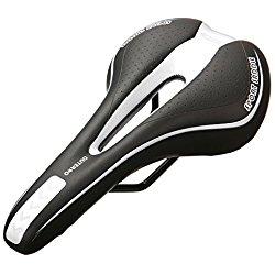 OUTERDO Sillín de Bicicleta MTB Gel Cómodo Silla de Montar Trekking Ciudad 27*15CM