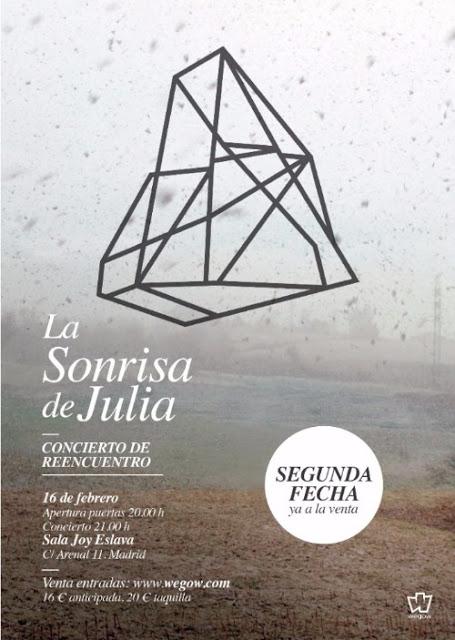 [Noticia] Nueva fecha para el reencuentro de La Sonrisa De Julia