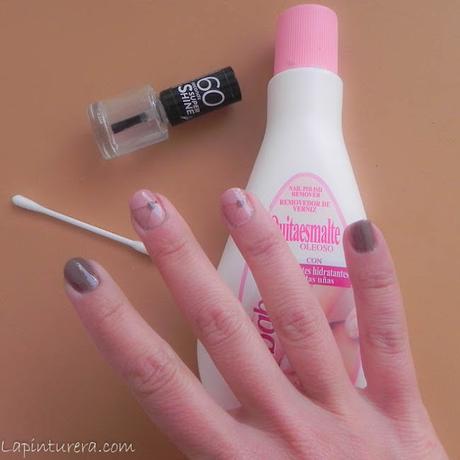 limpiar restos y top coat