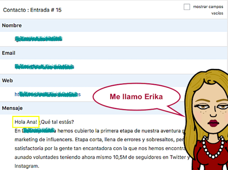 Emails que enfadan a un blogger