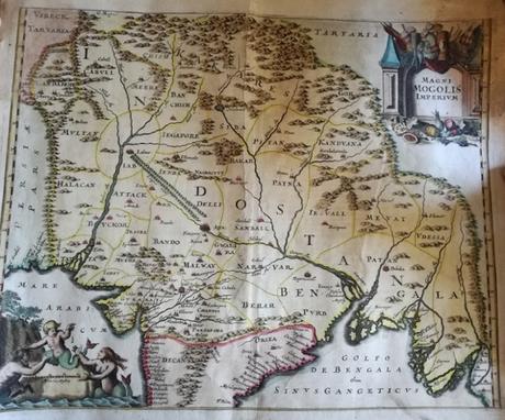 MAGNI MOGOLIS IMPERIUM: mapa (1681)