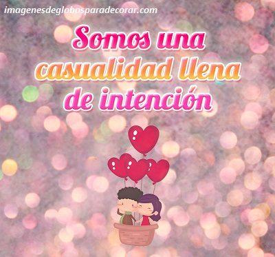 imagenes de amor con globos frases