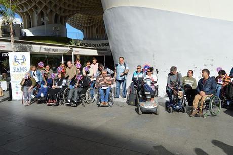 BSR Vistazul reivindica la accesibilidad en Sevilla