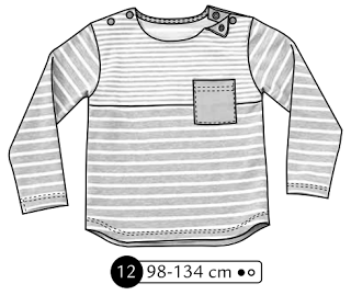 Camiseta Stripes and Lines Ottobre Design Camiseta Stripes and Lines Ottobre Design