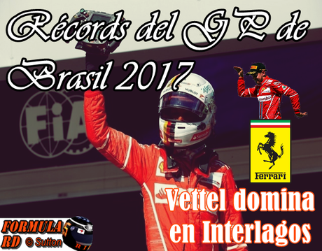 Récords del GP de Brasil 2017 | Vettel comienza el cierre de temporada con la P1