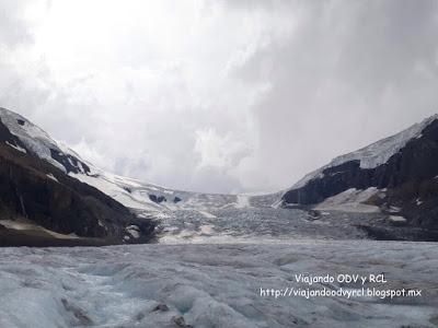 Glaciar Athabasca Glaciar Athabasca, Montañas rocosas Canadienses, Viajando ODV Y RCL https://viajandoodvyrcl.blogspot.mx