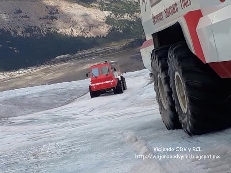 Glaciar Athabasca, Glacier Adventure Glaciar Athabasca, Montañas rocosas Canadienses, Viajando ODV Y RCL https://viajandoodvyrcl.blogspot.mx
