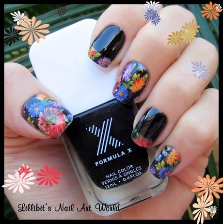 RETO COLORES 5 (Negro): Flores Milvart N227 RETO COLORES 5 (Negro): Flores Milvart N227