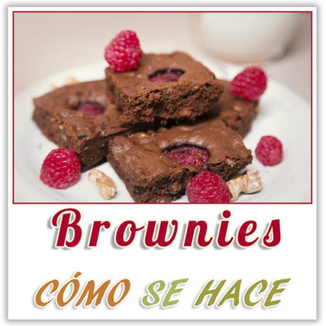  BROWNIES CON  FRAMBUESAS