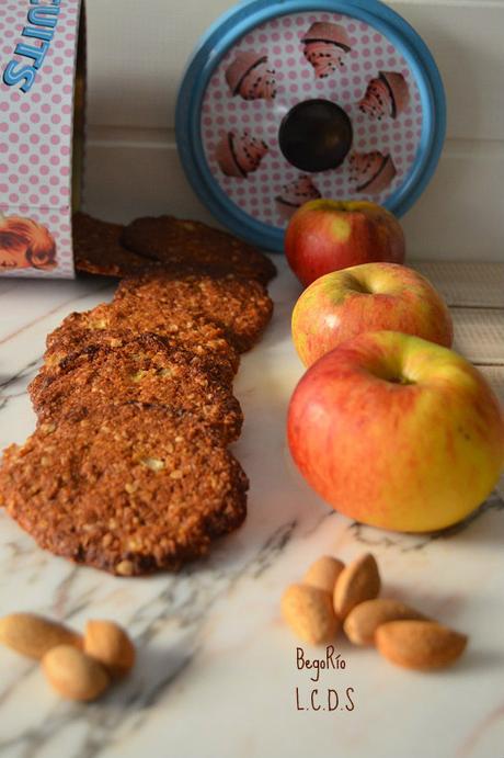 Galletas de manzana y avena