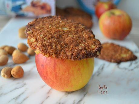 Galletas de manzana y avena