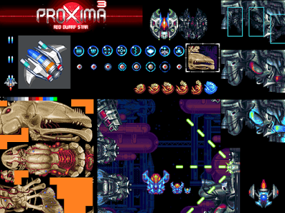 Nuevas capturas de 'Proxima 3 - Red Dwarf Star', un prometedor 'shooter' para ordenadores Amiga Nuevas capturas de 'Proxima 3 - Red Dwarf Star', un prometedor 'shooter' para ordenadores Amiga