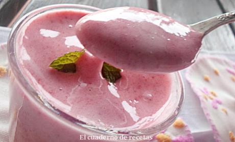 Espuma de Fresas {Apta para Diabéticos}