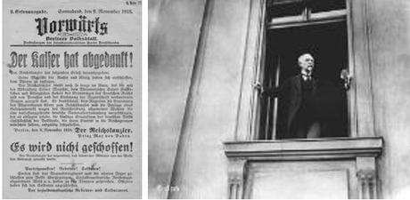 LA PROCLAMACIÓN DE LA REPÚBLICA EN ALEMANIA TRAS LA I GUERRA MUNDIAL