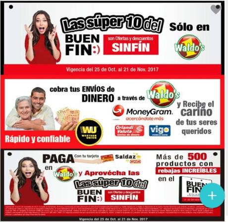 Ofertas de Waldos para el Buen Fin 2017