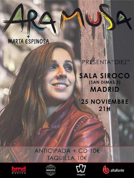 [Noticia] Ara Musa presenta y celebra Diez en la Sala Siroco