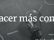 Cómo hacer menos.