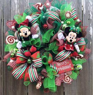 16 Ideas decorativas navideñas con temática de Mickey Mouse