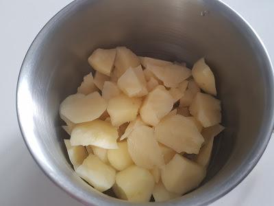 PINCHO DE HUEVO FRITO CON PATATAS Y BACON