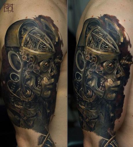 15 ideas de tatuajes Steampunk