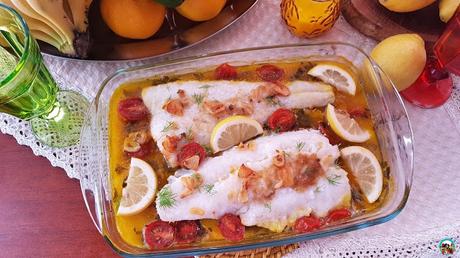 Merluza al horno Merluza al horno