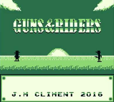 Disponible en cartucho físico para Game Boy, 'Guns&Riders', un divertido shooter pixelado