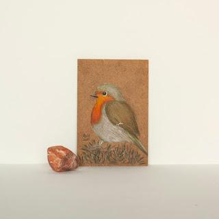 Il·lustració Pit.roig / Ilustración Petirrojo