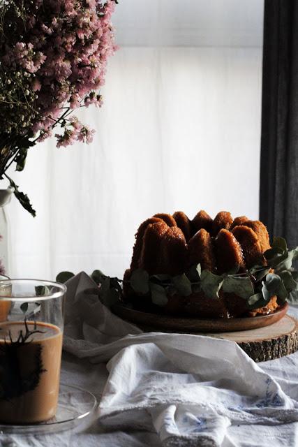 Bundt Cake de café y coco
