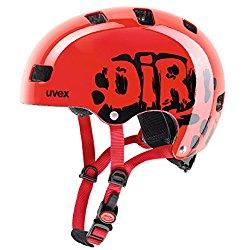 Uvex Kid 3 - Casco de ciclismo para niños, color rojo, talla 51-55