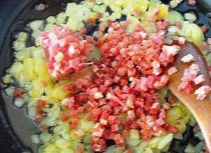 Pastelón de gambas y puerro, y jamón bajo en calorias y queso Pastelón de gambas y puerro, y jamón bajo en calorias y queso