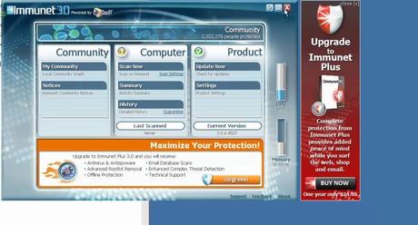 Mejores antivirus sin publicidad, inmunet