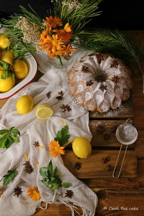 Bundt cake de limón y anís con limón confitado bizcocho-de-limon-y-anis, lemon-and-anise-bundt-cake