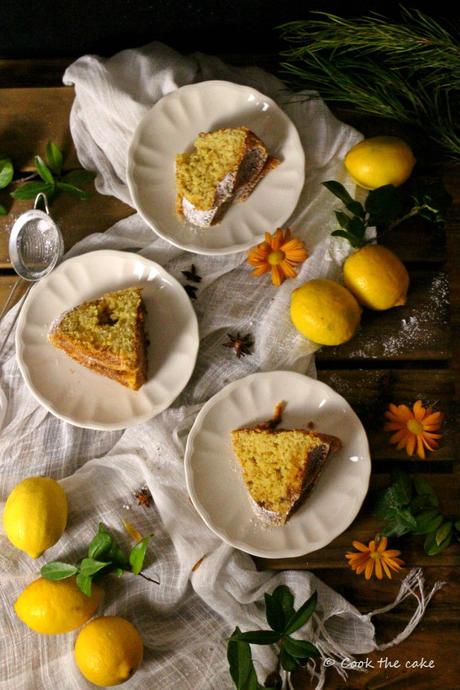 Bundt cake de limón y anís con limón confitado bizcocho-de-limon-y-anis, lemon-and-anise-bundt-cake